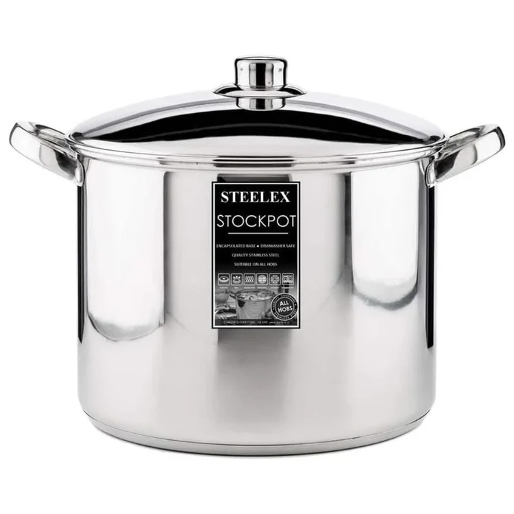 STEELUX 24CM STOCKPOT STEEL LID