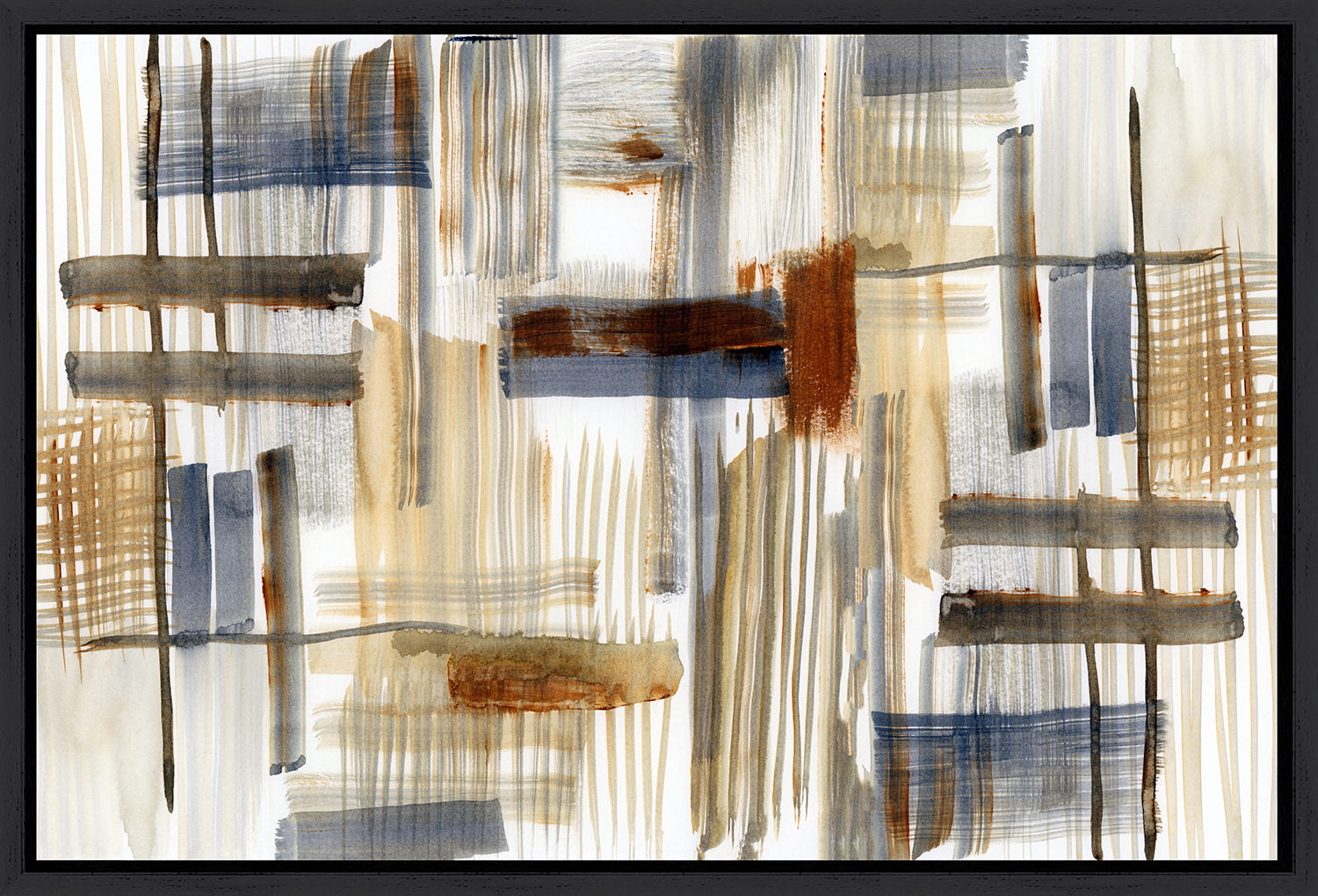 ABSTRACT WOVEN STROKES