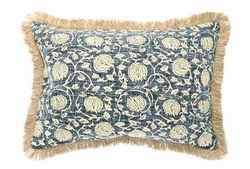 INVEREWE CUSHION SLATE BLUE F FILL 35X50CM