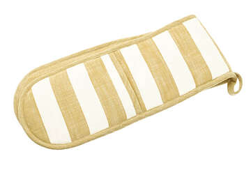 WIDE STRIP DOUBLE OVEN GLOVE HONEYDEW